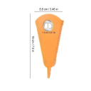 Gele multifunctionele opener voor potten, flessen en blikken 4 in 1 Gereedschap voor conserven, dranken, bier en blikwaren Met antislip handvat 2