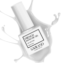 Gelé nagellack 10 ml Fransk manikyr UV LED Sned pensel för dekoration Heltäckande tips Nagelkonst 4