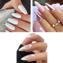Gelé nagellack 10 ml Fransk manikyr UV LED Sned pensel för dekoration Heltäckande tips Nagelkonst 8