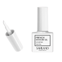 Gelé nagellack 10 ml Fransk manikyr UV LED Sned pensel för dekoration Heltäckande tips Nagelkonst 9