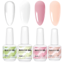 Gelé nagellack 15 ml UV stärkande och förlängande gel Multifunktionell bygggel för modellering reparation limning av stenar 3