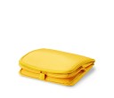 Gele opvouwbare thermische koelbox met vraagteken 22 cm kubus isolatiebox voor voedsel dranken picknick lunchtas 2