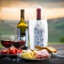Gelová chladicí taška na lahve s uchem samostojná pro většinu 750 ml lahví na chlazení vína a nápojů do lednice i na párty a grilování 6