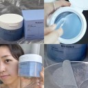 Gelové tamponky na obličej 60 ks s ceramidy 140 g Hydratace a tonizace pleti Modrá dóza Pro každodenní domácí péči o pleť 2