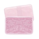 Gelový chladicí a hřejivý polštář s gelovými kuličkami a elastickým popruhem rozměr 19,5 x 12 cm z PVC na otoky bolest a svaly 1