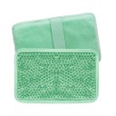 Gelový chladicí a hřejivý polštář s gelovými kuličkami a elastickým popruhem rozměr 19,5 x 12 cm z PVC na otoky bolest a svaly 2