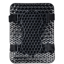 Gelový potah na sedlo motocyklu protiskluzový s plástvovou strukturou 28 × 21 × 3 cm síťovaný povrch černý pro motorku univerzální použití 4