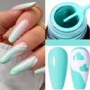 Gelový zdobící lak na nehty Dlouhotrvající liner gel lak na nehty Lak na nehty na vytváření tenkých linií Gel lak s ostrým tenkým štětečkem 18