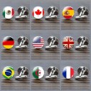 Gemelli da camicia bandiera 1