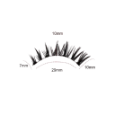 Gene magnetice 3D artificiale 7–10 mm 29 mm Efect natural Rezistente la apă Gene reutilizabile de lungă durată cu pensetă magnetică 2