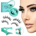 Gene magnetice 3D artificiale 8–11 mm Durează mult, rezistente la apă, aspect natural Gene reutilizabile cu pensetă magnetică 1