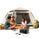 Générateur portable ALLPOWERS VOLIX P300 300 W pic 600 W Capacité 256 Wh Batterie LiFePO4 avec fonction UPS Noir Pour camping et maison 3
