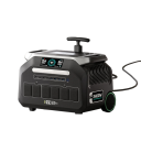 Générateur portable IEE P2400 2400 W onde sinusoïdale pure Capacité 2048 Wh Batterie LiFePO4 avec roues et éclairage Gris Pour camping et maison 3