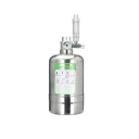 Generátor oxidu uhličitého do akvária 1 l CO2 systém z nerezové oceli 12V s ventilem a reaktorem pro rostliny a ryby 10 x 29 cm 1