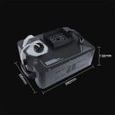 Generator vertical de ceață GVT SM1500L negru 1500 W cu 24 LED RGB și rezervor de 3 l control DMX și telecomandă pentru scene și discoteci 4