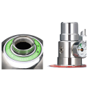 Generatore di anidride carbonica per acquario 1 l sistema CO2 in acciaio inossidabile 12V con valvola e reattore per piante e pesci 10 x 29 cm 5