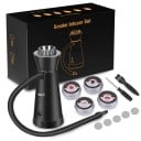 Generatore di fumo freddo per bevande e cibo set con 4 trucioli 2xAA batterie tecnologia di affumicatura rapida per cocktail carne formaggi 2