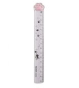 Gennemsigtig 15 cm lineal med kattepote. Kort børnelineal med kattemotiv. Gennemsigtig lineal til børn med kat. 4