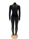 Gennemsigtig damejumpsuit med lange ærmer 5