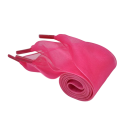 Gennemsigtige chiffon snørebånd 80x4 cm silkeeffekt store sløjfer brede snørebånd stilfuldt tilbehør elegante sko gør-det-selv-modifikationer 8