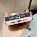 Genomskinligt silikonfodral för iPhone 17 Stötbeständigt skyddsfodral med hjärtmotiv Tunt flexibelt skal 2