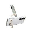 Genomskinligt skydd för Samsung Galaxy S26+ med utfällbart stativ Material TPU och metall Skyddande mobilskal S26 Plus För videor 8