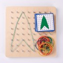 Geometrisk træbord 4