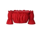Geplooide crop top voor dames A1079 7