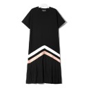 Geplooide midi-jurk 10