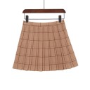 Geplooide minirok voor dames, geruit 6