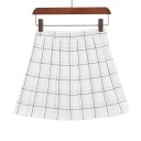 Geplooide minirok voor dames, geruit 10