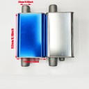 Gerader Auspuff 115,4 x 74,3 x 24 mm Edelstahl Universeller Endtopf für Automobile 2