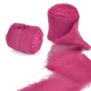 Gerafelde Chiffon Lint 5 m Decoratief Lint voor Geschenken Vintage Lint voor Bruiloftsdecoratie Handgemaakte Creatieve Arrangement Elegante Decoratie 19