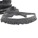 Gerimpelde geruite lint 1,6 cm lengte 91 cm Nylon decoratief lint met rimpel Decoratieve textielband voor het naaien van decoraties en handwerken 1