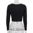 Gerüschtes Crop-Top für Damen B100 3