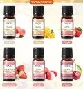 Geschenkset mit Duftölen So Sweet 6×10 ml 165 × 72 mm Pfirsich Mango Apfel Erdbeere Lychee Kirsche für Diffusoren 2
