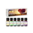 Geschenkset von ätherischen Ölen Falling in Love 6×10 ml ätherische Öle für Diffusoren Geschenkverpackung 165×72 mm Aromatherapie Haushalt 1