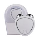 Gesichtsliftinggerät 5,5x5x2 cm Mikrostrommassage gegen Fältchen Hautstraffung Abschwellende Wirkung Wiederaufladbarer Massageroller Silikon/Kunststoff 3