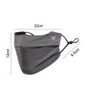 Gesichtsschutzmaske mit verstellbarem Band 12 x 8,5 x 22 cm Nylon UV-Schutz für Aktivitäten im Freien Sonnenschutz 3