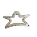 Gestippelde haarspeld in de vorm van een ster 11 x 6 cm Dames decoratieve haarspeld Grote decoratieve speld stevige grip stijlvolle accessoire 1