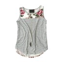 Gestreept tanktopje voor dames met bloemen 4