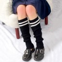 Gestreepte beenwarmers 1
