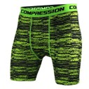 Gestreepte compressieshorts voor heren 2