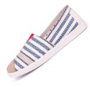 Gestreepte instapsneakers voor dames 5