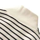 Gestreepte kindertrui met col en halve rits Katoen en polyester Sportieve trui voor jongens en meisjes Vrije snit voor de herfst 10