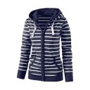 Gestreepte sweater voor dames 4