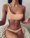 Gestreifter Damen-Bikini P579 2