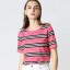 Gestreiftes Damen-T-Shirt A1194 9