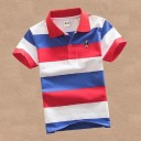 Gestreiftes Poloshirt für Jungen T2501 7