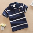 Gestreiftes Poloshirt für Jungen T2501 14